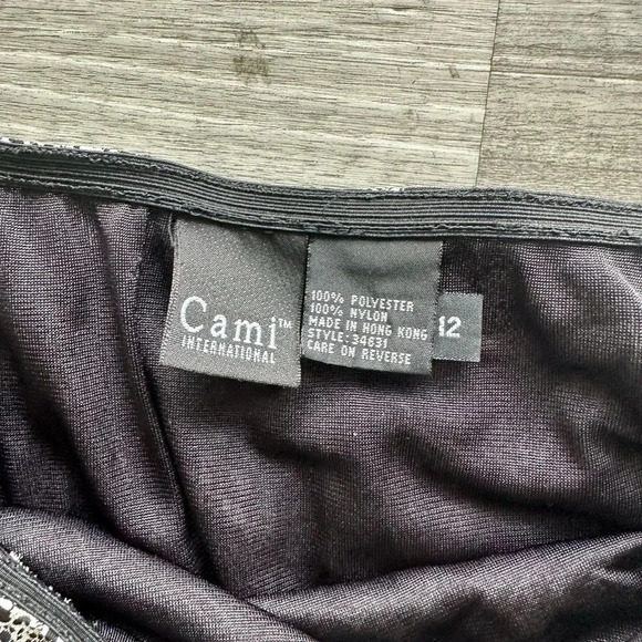 Vintage cami asymmetric maxi skirt size 12 Y2K - Picture 3 of 3